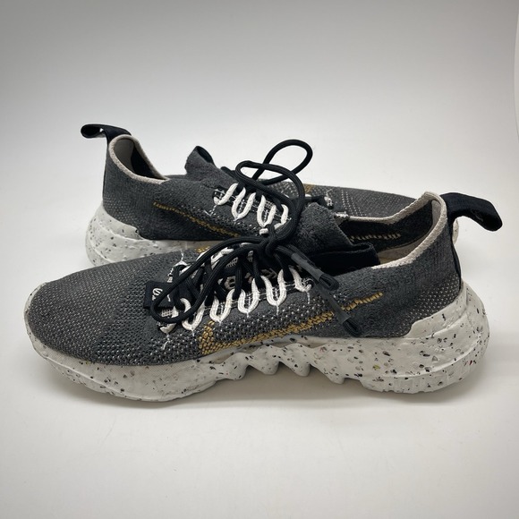 Nike Sneakers Mens 8 Space Hippie 01 CZ6148-002 Gray‎ Running Athletic Gym Shoes main image 5